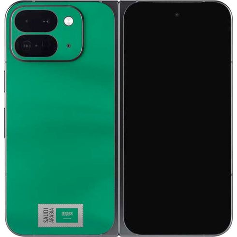 Saudi Arabia Soccer Flag Google Pixel 9 Pro Fold Skin
